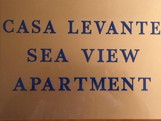 Casa Levante Sea View Apartment CTA Exteriör bild